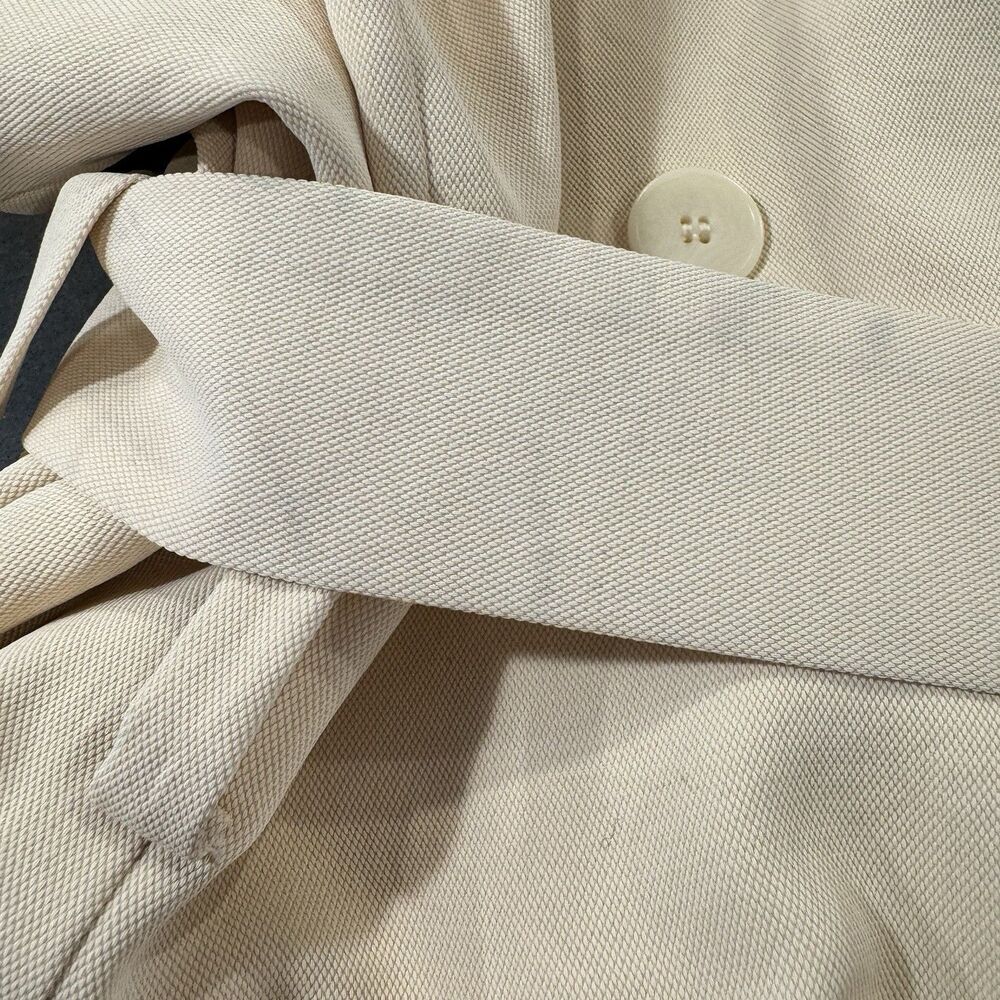 Sandro Alexine Tailored Blazer Dress Size 42 Beige Cream Quiet Luxury Minimalist - Picture 9 of 14